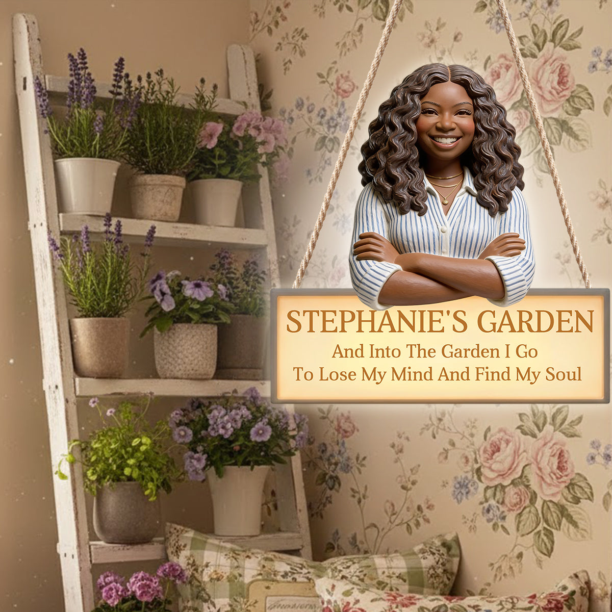 Individuell gestaltbar nach Foto – Personalisierte LED-Gartenleuchte aus Acryl