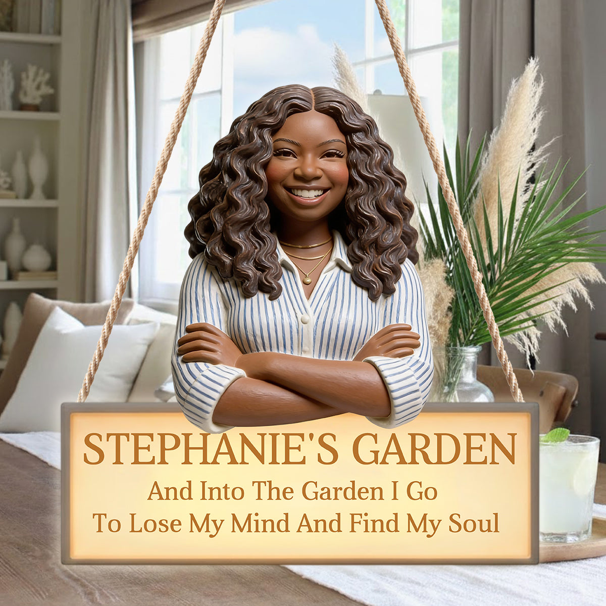 Individuell gestaltbar nach Foto – Personalisierte LED-Gartenleuchte aus Acryl