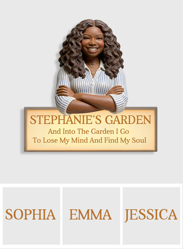 Individuell gestaltbar nach Foto – Personalisierte LED-Gartenleuchte aus Acryl