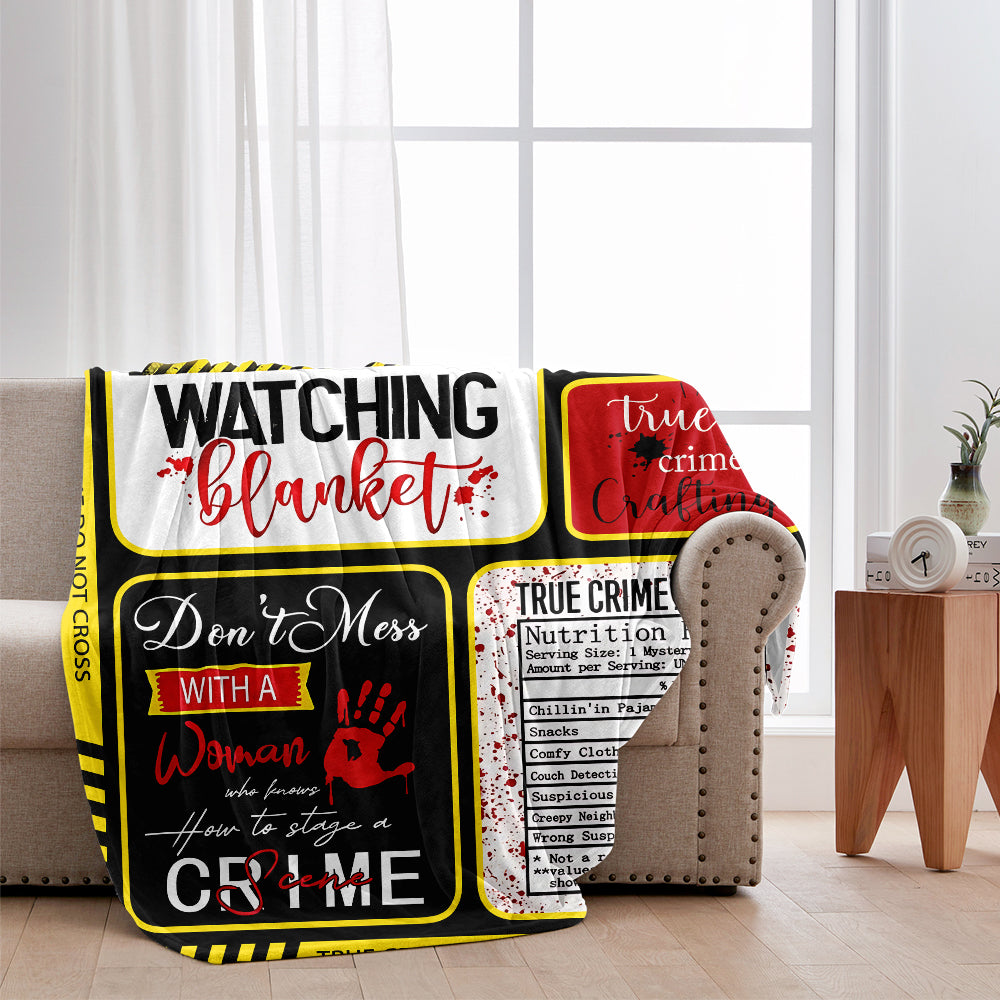 True-Crime-Decke – Personalisierte True-Crime-Decke