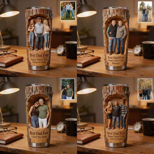 Meilleur Papa, Photo Personnalisée - Tasse Personnalisée pour Père