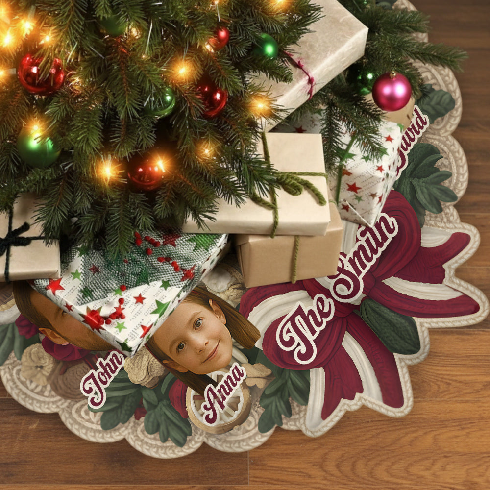 This Is Us - Personalized Family Shaped Tree Skirt