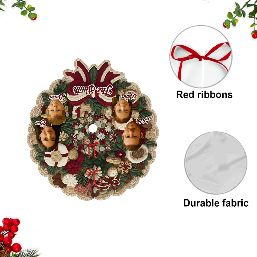 This Is Us - Personalized Family Shaped Tree Skirt