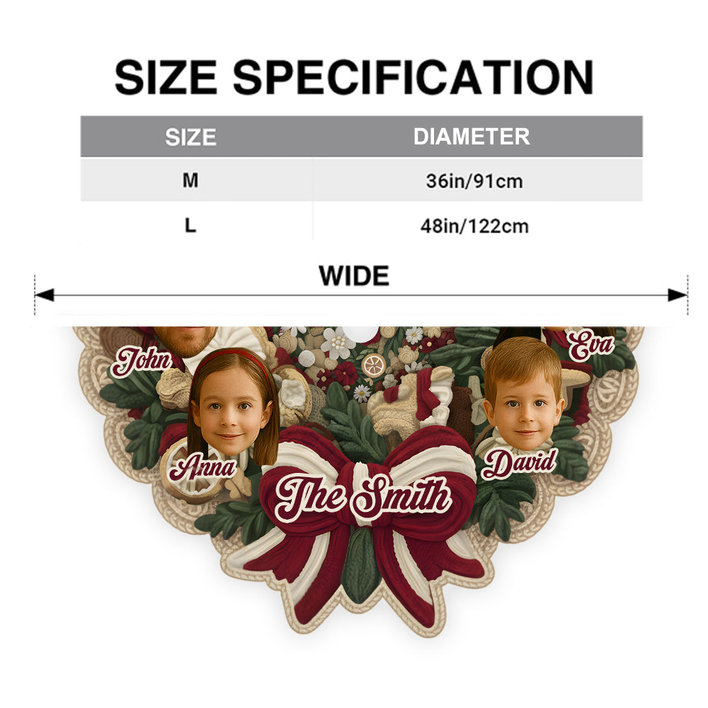 This Is Us - Personalized Family Shaped Tree Skirt