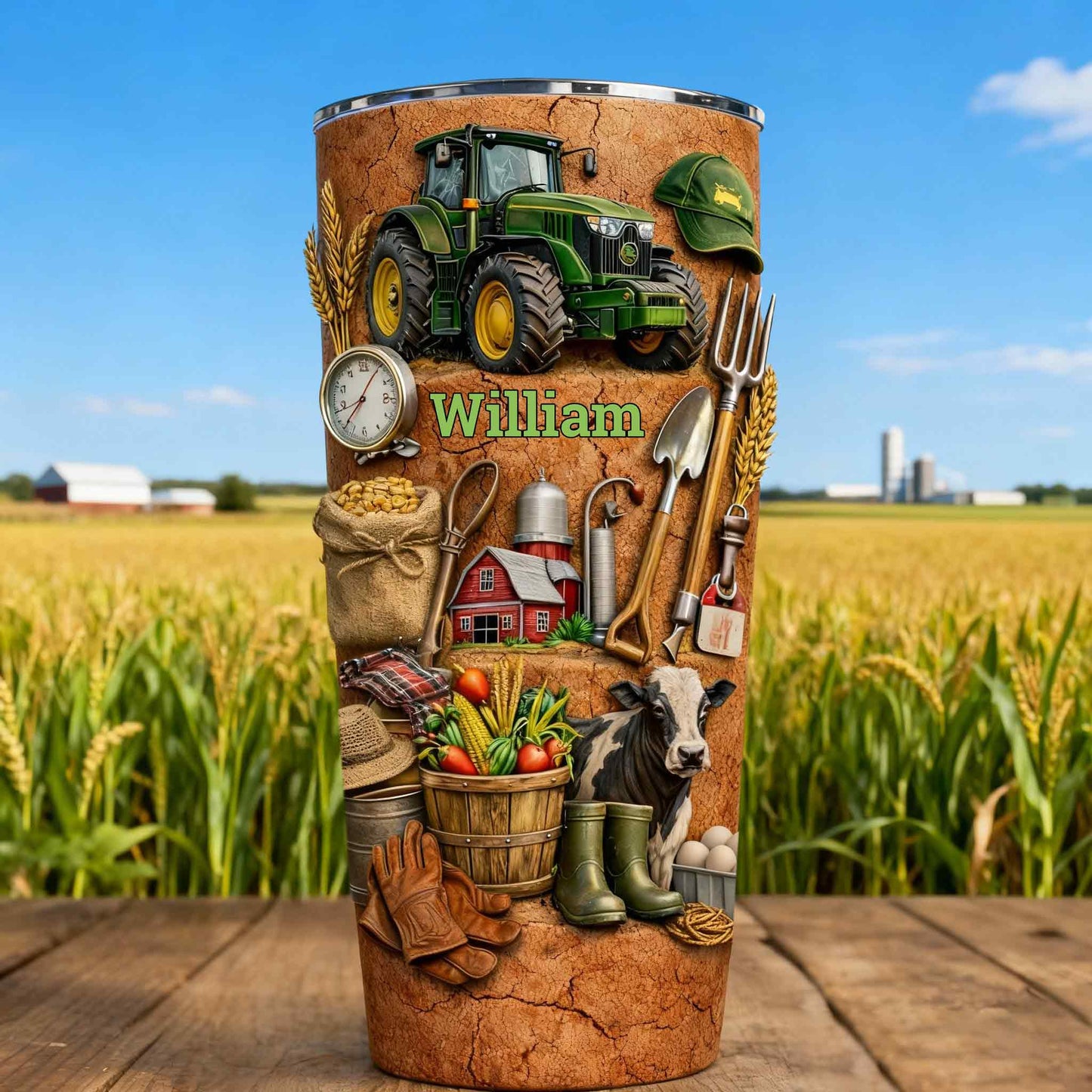 Farmer Gift Idea - Personalized Farmer Tumbler