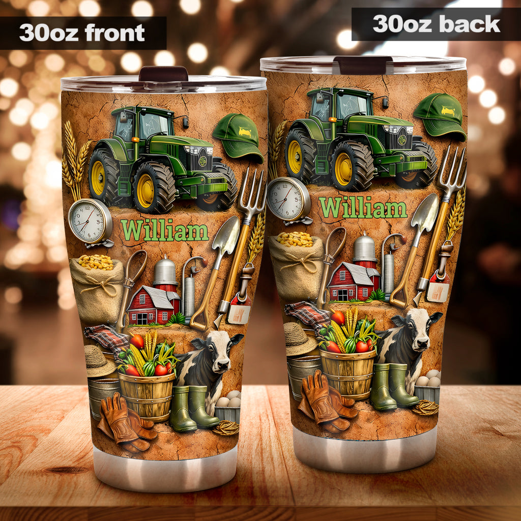 Farmer Gift Idea - Personalized Farmer Tumbler