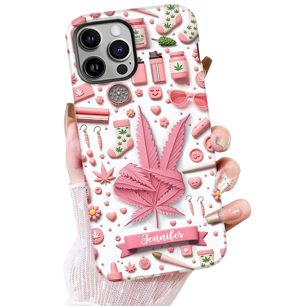 Irgendwo ist es 4:20 Uhr – Personalisierte Handyhülle mit Weed-Motiv