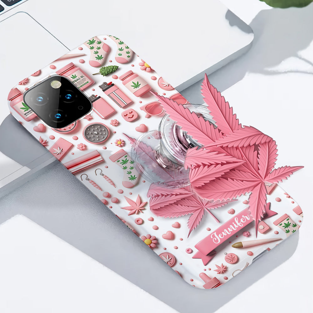 Irgendwo ist es 4:20 Uhr – Personalisierte Handyhülle mit Weed-Motiv