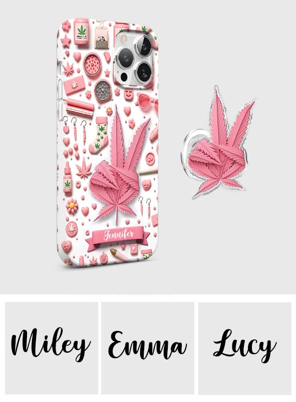 Irgendwo ist es 4:20 Uhr – Personalisierte Handyhülle mit Weed-Motiv