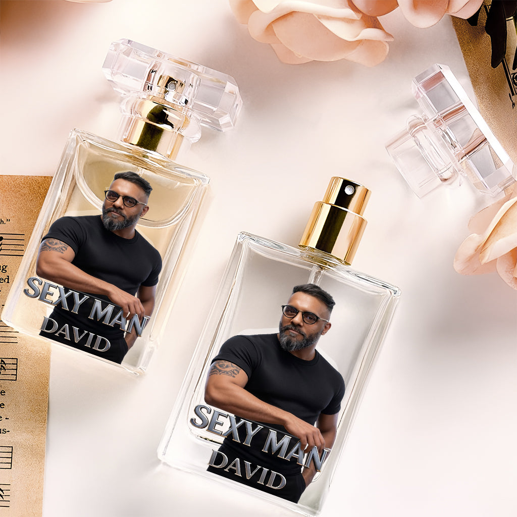 Luxuriöse Geschenke für Männer - Individuell vom Foto - Personalisierte Nachfüllbare Parfümflasche