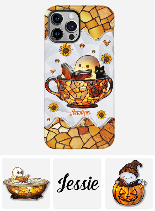 Spooky Ghost - Personalized Halloween Full Print Phone Case