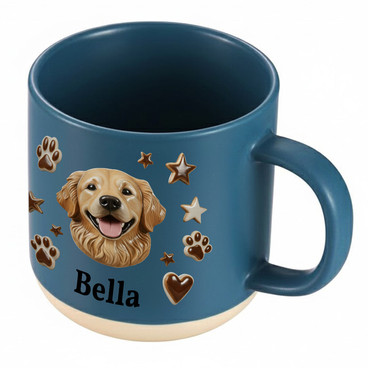 Custom From Any Photo - Personalized Dog Printed Pottery Mug