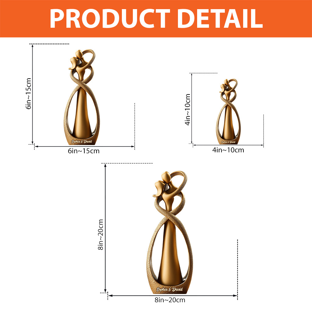 Together Forever - Personalized Couple Custom Shaped Acrylic Plaque