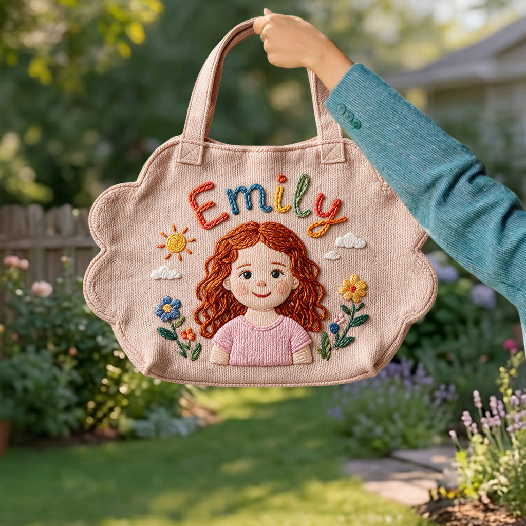 Any Photo - Personalized Kid Custom Shape Tote Bag