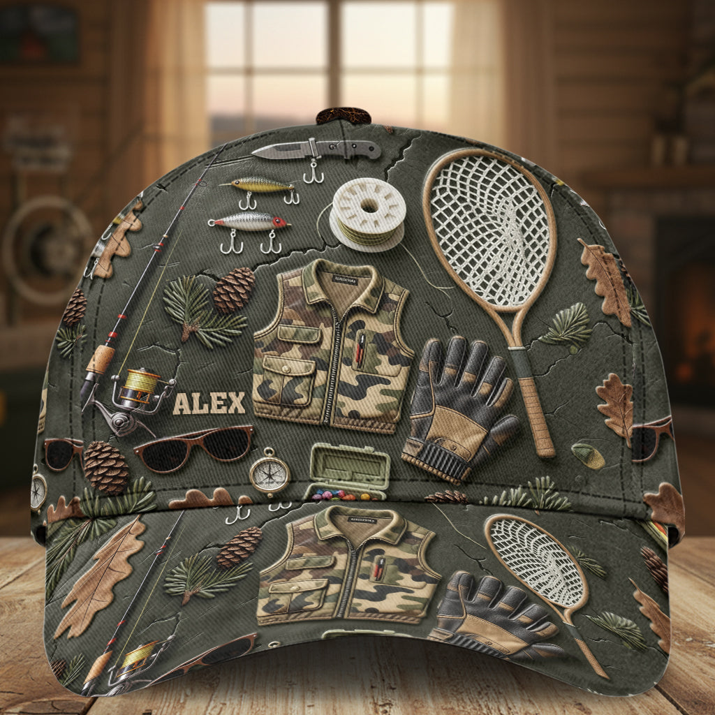 Love Fishing - Personalized Fishing Classic Cap