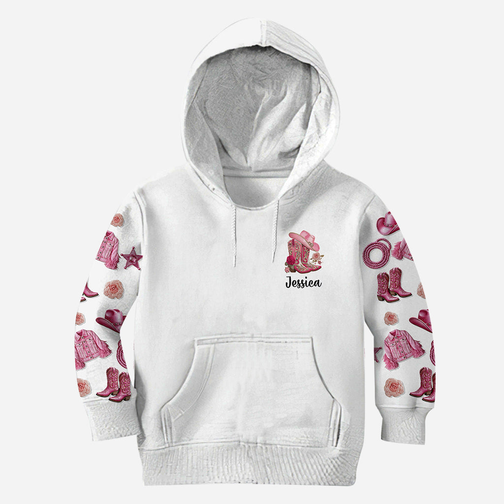 Cowgirl Boots - Personalized Cowgirl Hoodie and Leggings