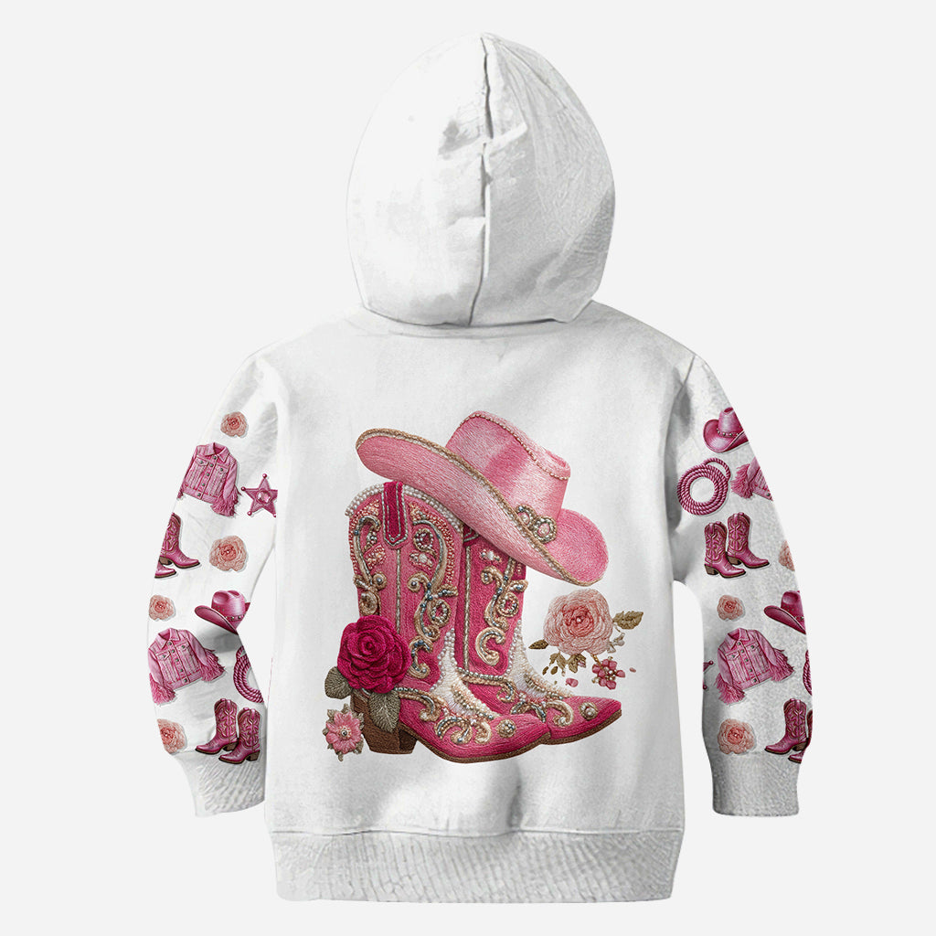 Cowgirl Boots - Personalized Cowgirl Hoodie and Leggings