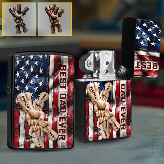 Best Dad Ever - Personalized Father Lighter