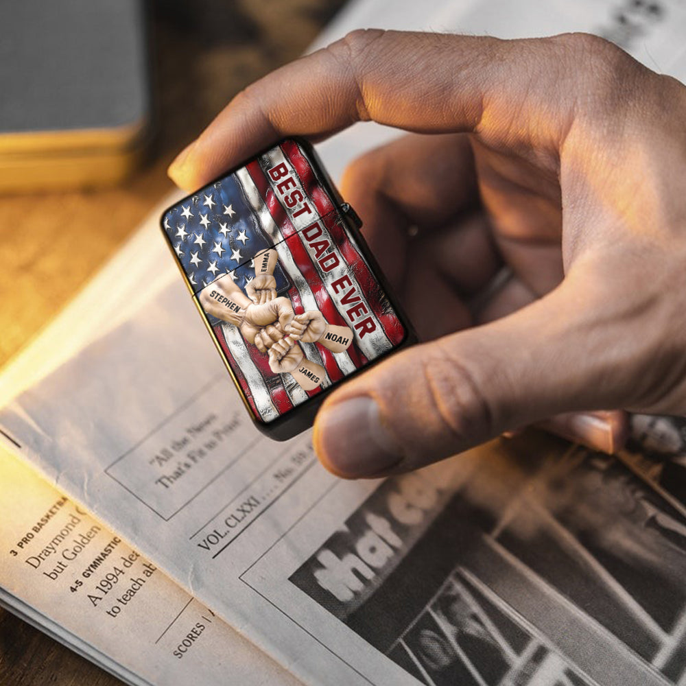 Best Dad Ever - Personalized Father Lighter