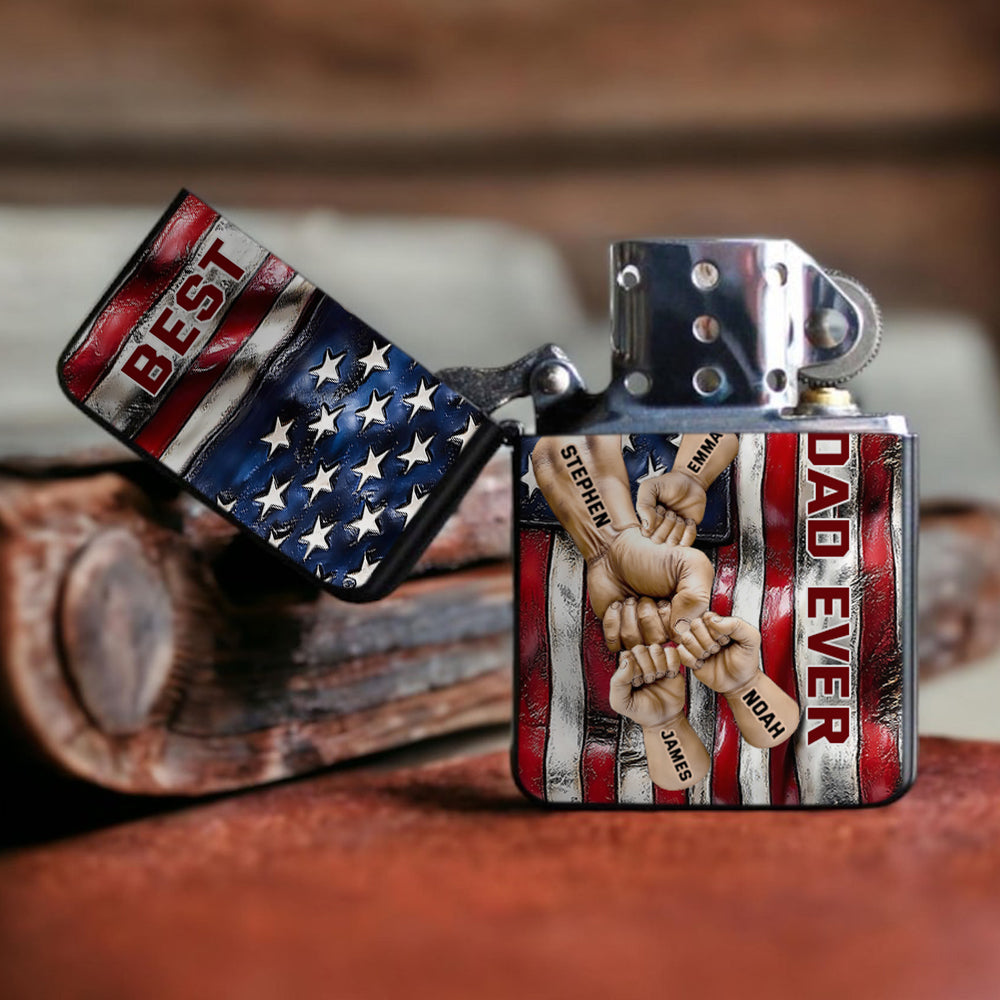 Best Dad Ever - Personalized Father Lighter