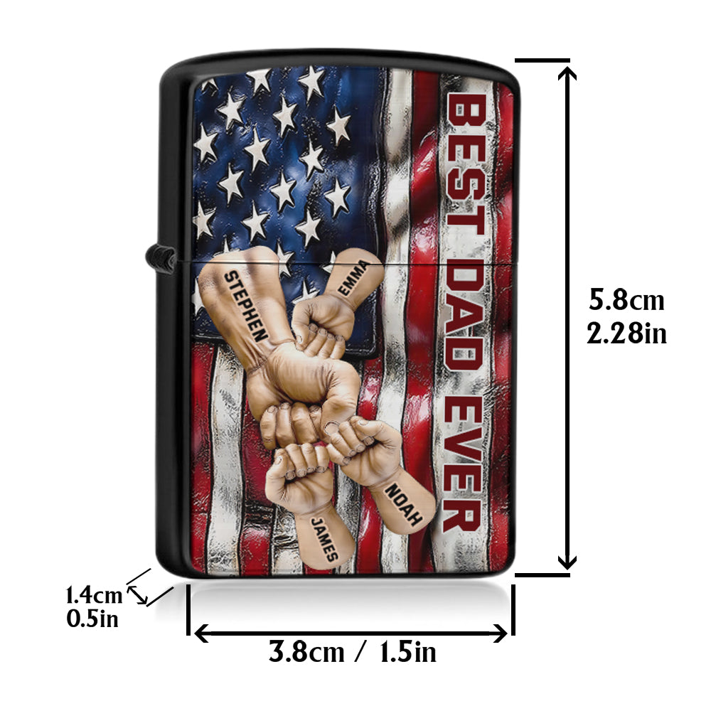 Best Dad Ever - Personalized Father Lighter