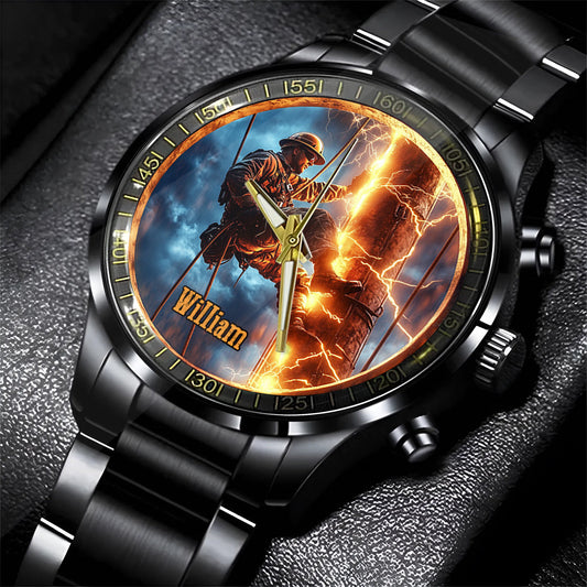 Geschenk für Monteure – Papa, Ehemann, Sohn... – Personalisierte Monteur-Handuhr