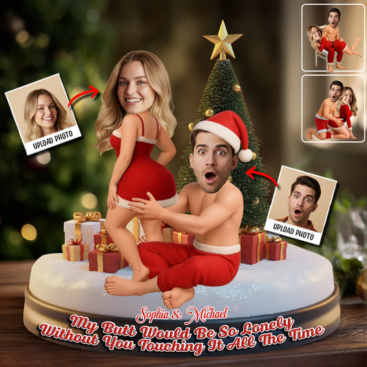 Funny Gift For Your Love - Personalized Couple Custom Shaped Acrylic Plaque