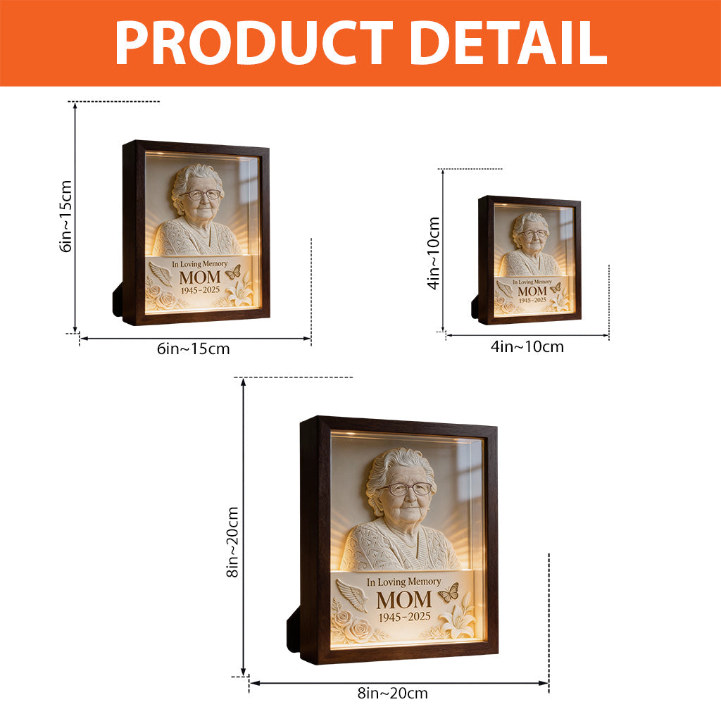 In Loving Memory - Personalized Memorial Custom Shaped Acrylic Plaque