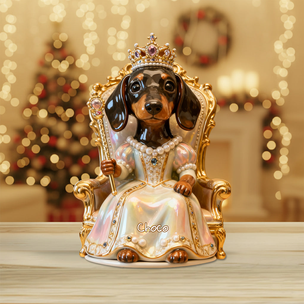 Royal Dog - Personalized Dog Custom Shaped Acrylic Plaque