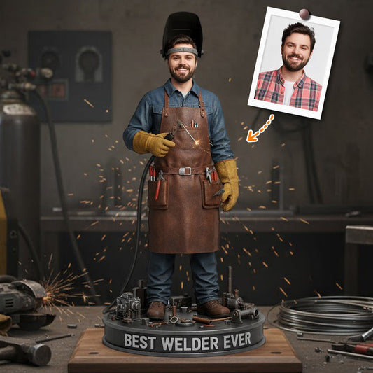 Custom Gift For Welder - Personalized Welder Custom Shaped Acrylic Plaque