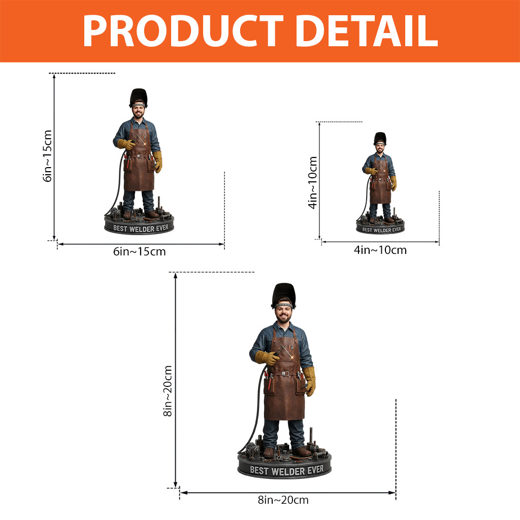 Custom Gift For Welder - Personalized Welder Custom Shaped Acrylic Plaque