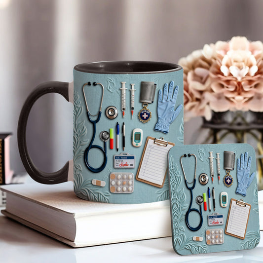 Nurse Life - Personalized Nurse Accent Mug