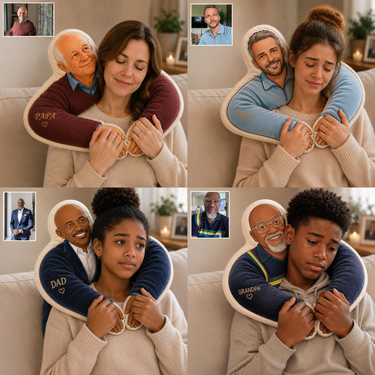 Coussin Personnalisé en Fourrure Synthétique - Souvenir Toujours Avec Vous