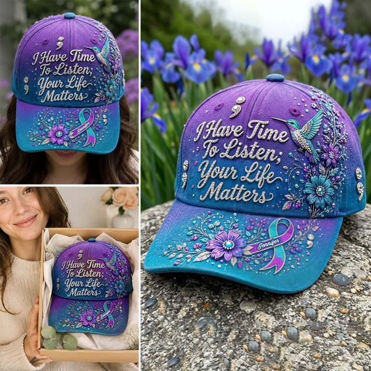Ich habe Zeit zuzuhören - Personalisierte Suizidprävention Classic Cap