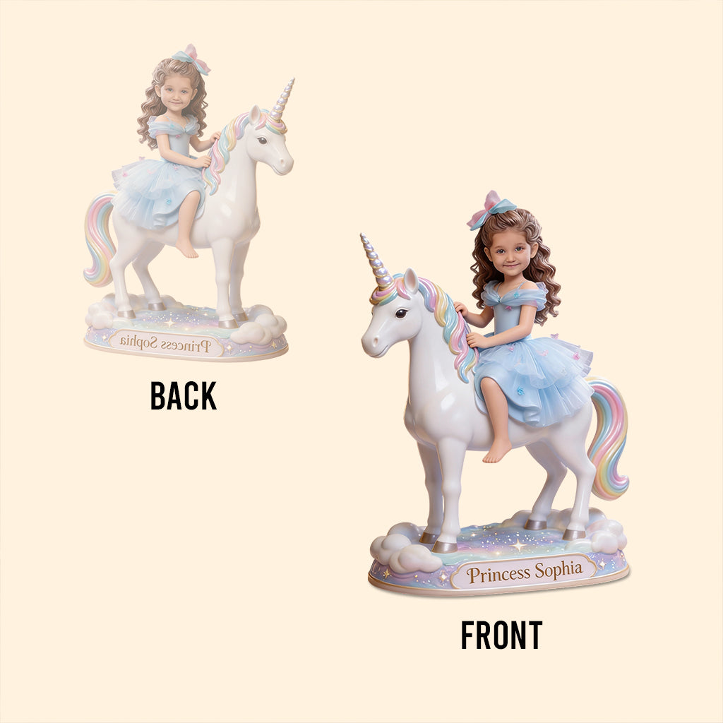 Dinosaur or Unicorn Gifts For Kids - Personalized Kid Custom Shaped Acrylic Plaque