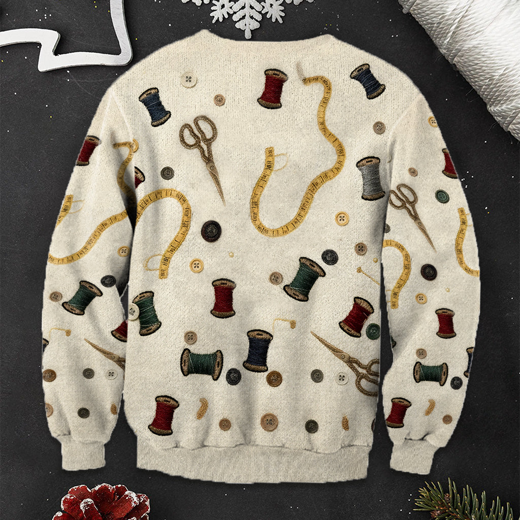 Cozy Sewing Machine - Personalized Sewing Ugly Sweater