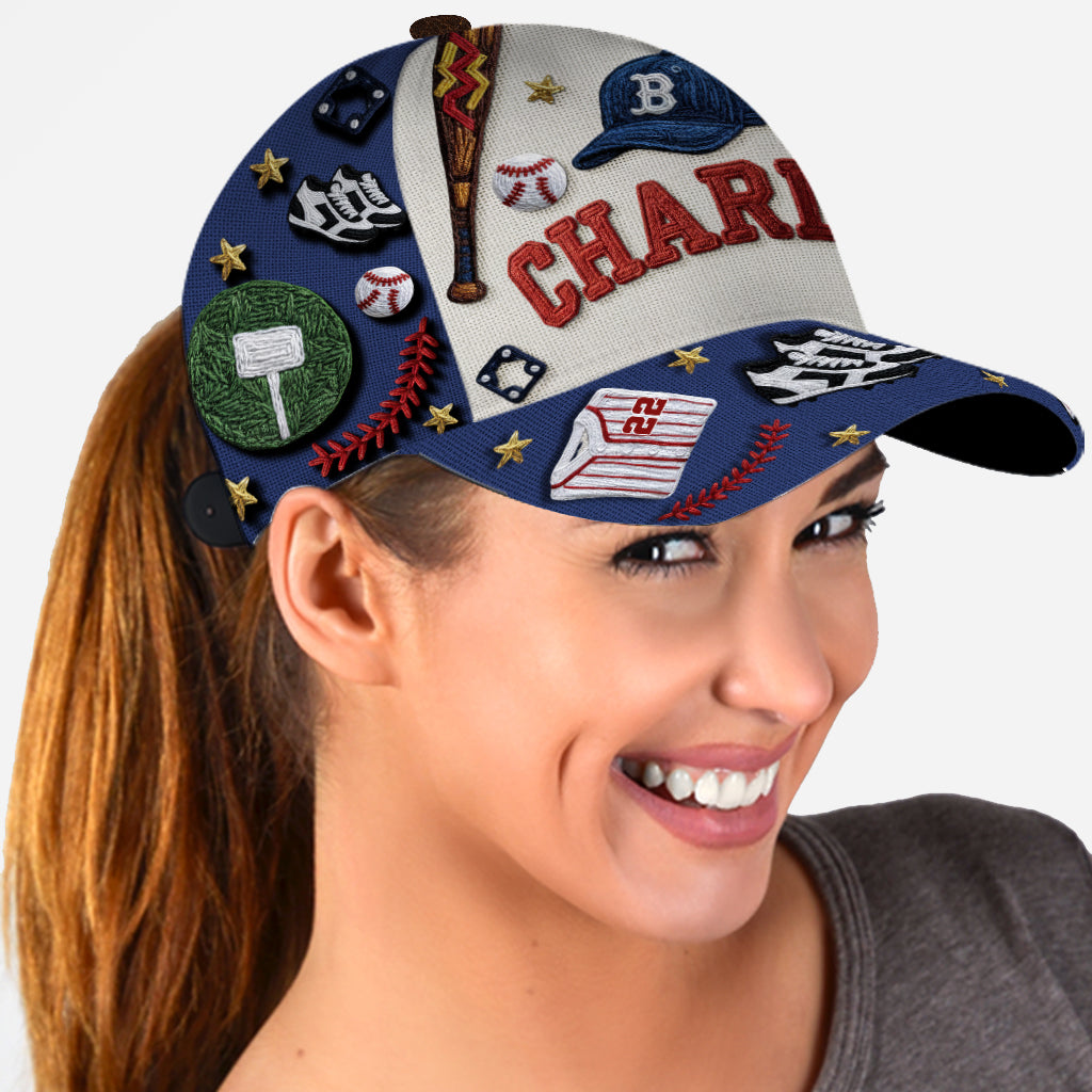 Joueur de baseball - Casquette de baseball classique personnalisée