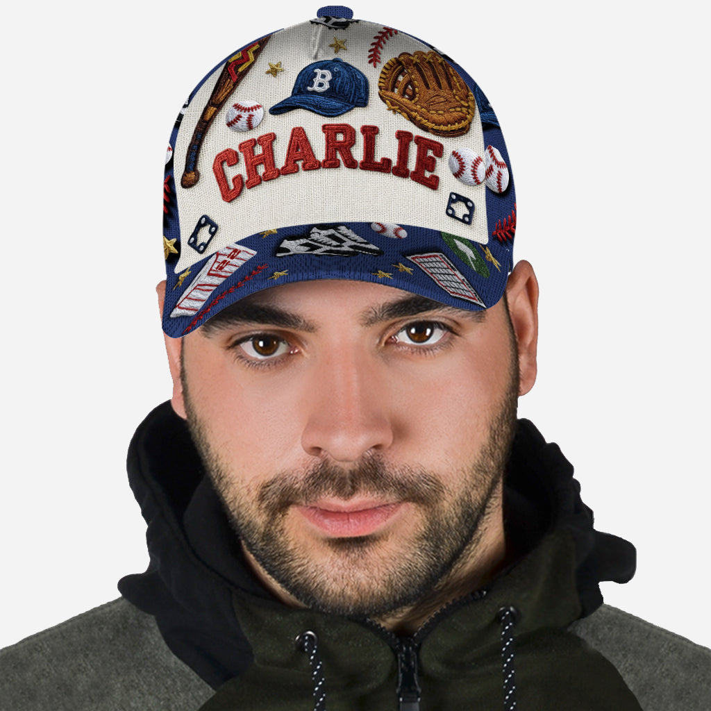 Joueur de baseball - Casquette de baseball classique personnalisée