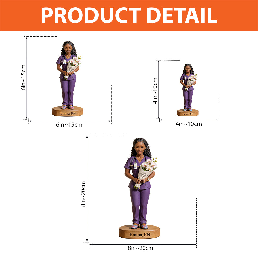 Happy International Nurses Day - Personalized Nurse Custom Shaped Acrylic Plaque