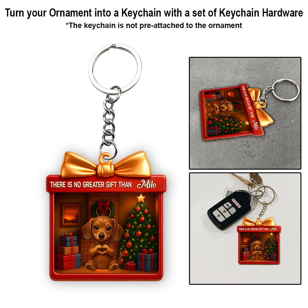 There's No Greater Gift Than Dogs Pet Lovers - Personalized Dog Ornament