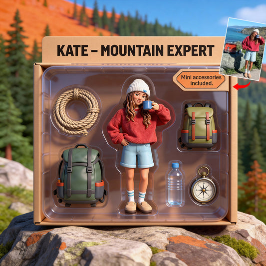 Amateurs de randonnée - Plaque acrylique personnalisée sur mesure