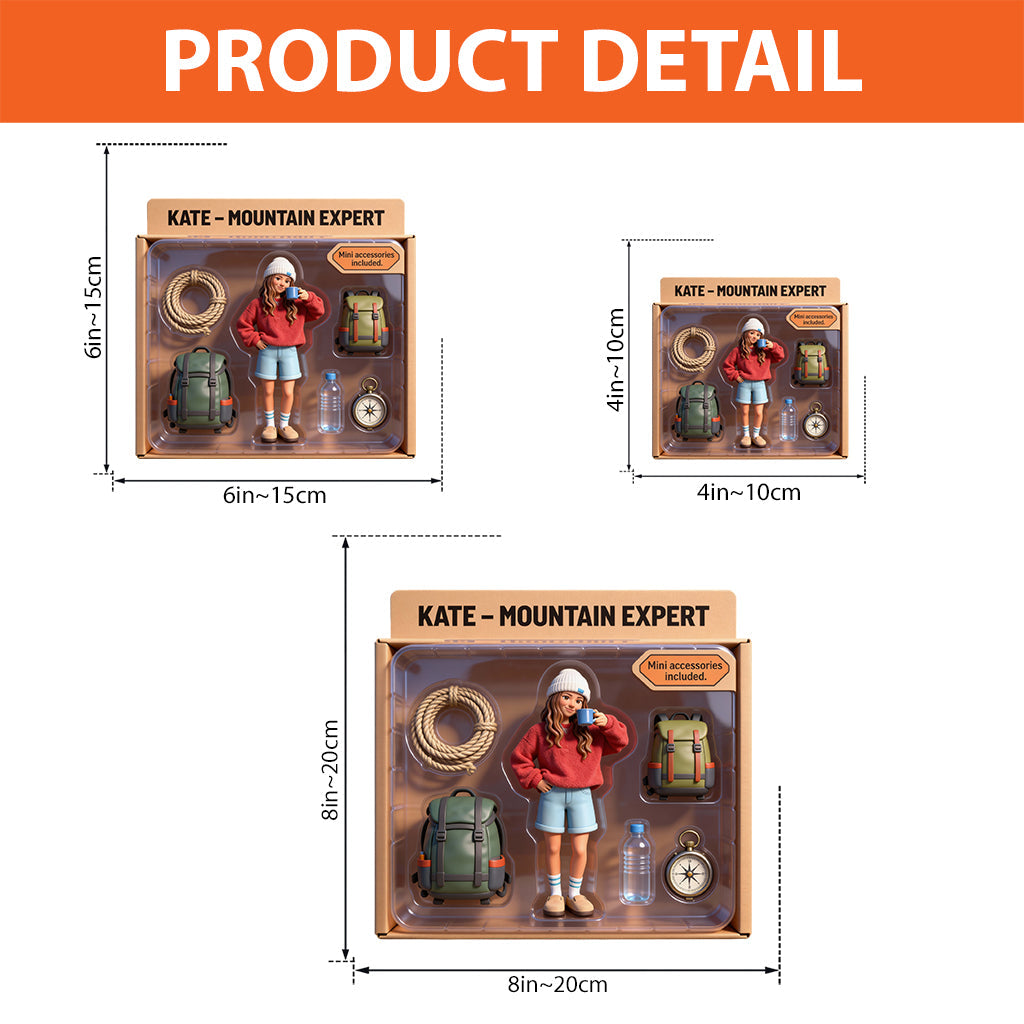 Wanderfreunde – Personalisierte Acrylplakette in individueller Wanderform