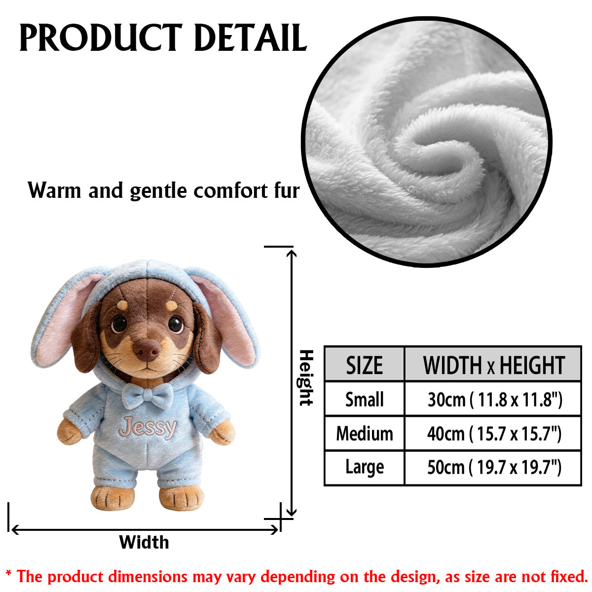 Coussin en fausse fourrure premium personnalisé pour chien, idéal pour Pâques