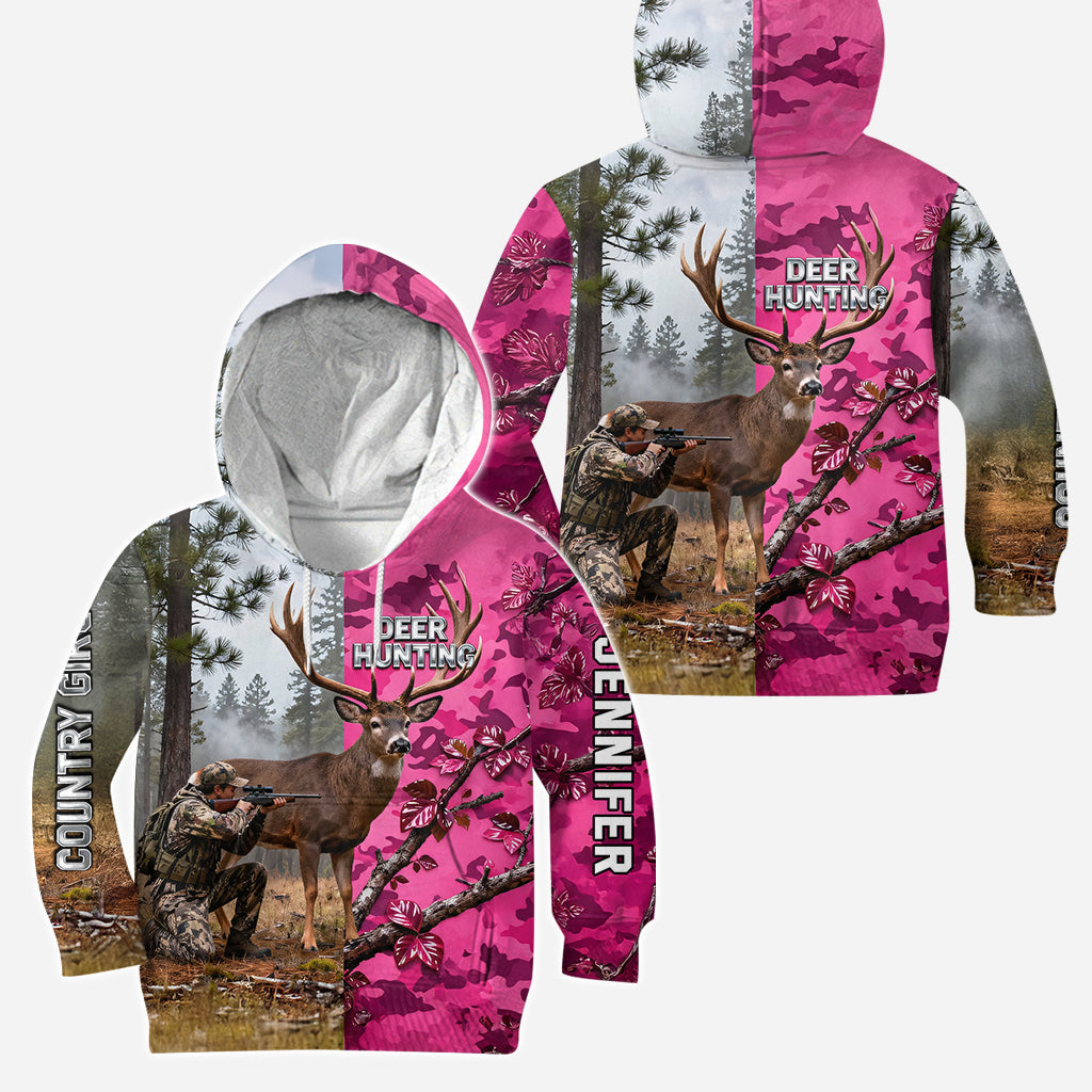 Country Girl Hunting - Personalized Hunting Hoodie and Leggings