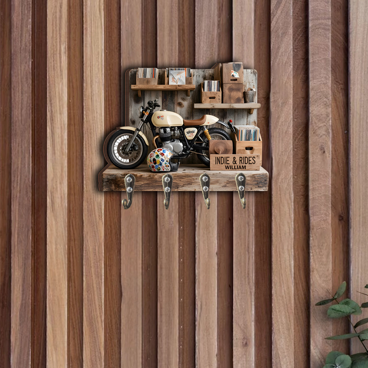 Porte-bagages suspendu personnalisé pour motards - Moto