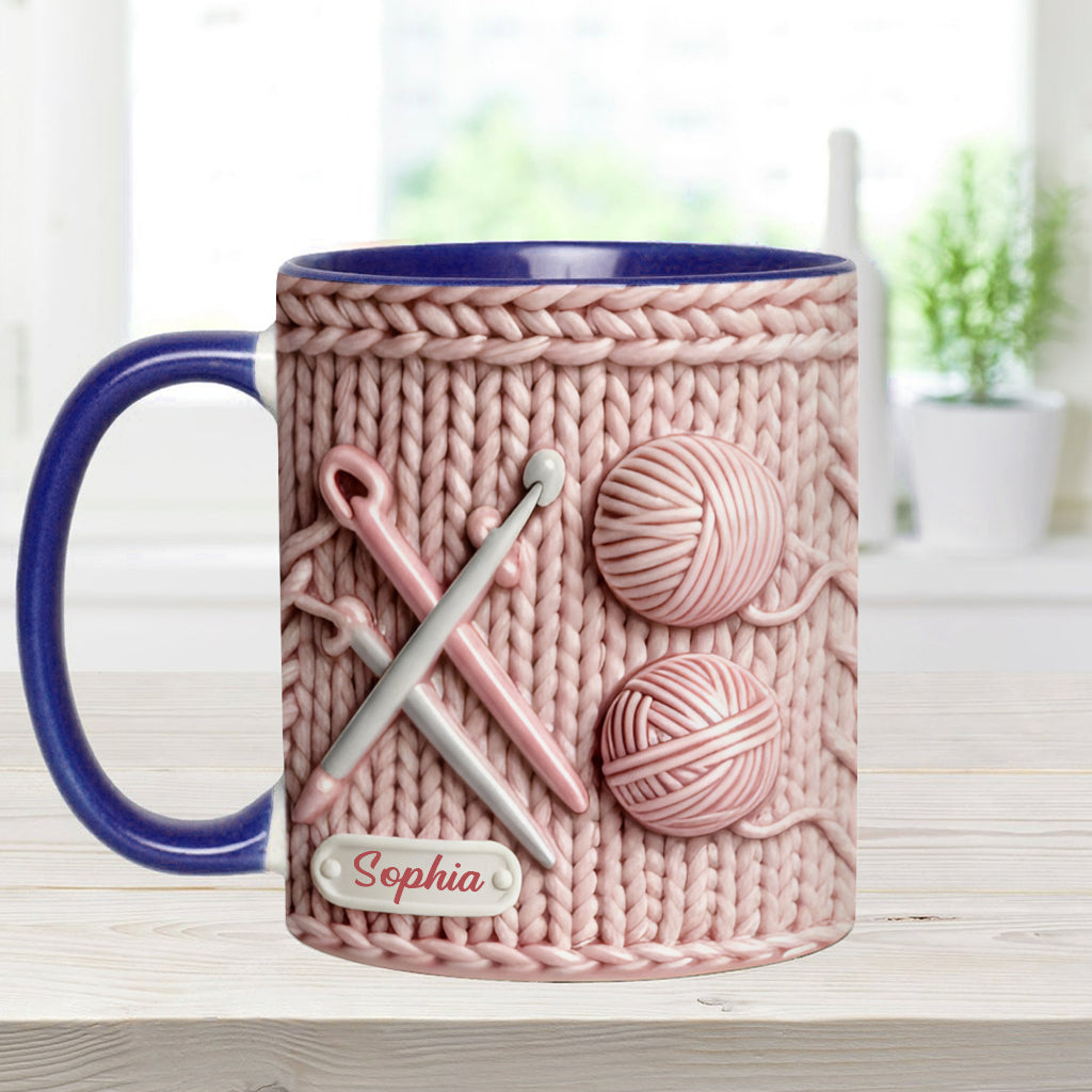 Love Crochetting - Personalized Crocheting Accent Mug