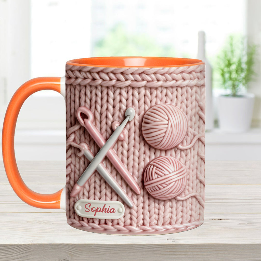Love Crochetting - Personalized Crocheting Accent Mug