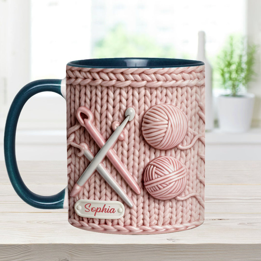 Love Crochetting - Personalized Crocheting Accent Mug