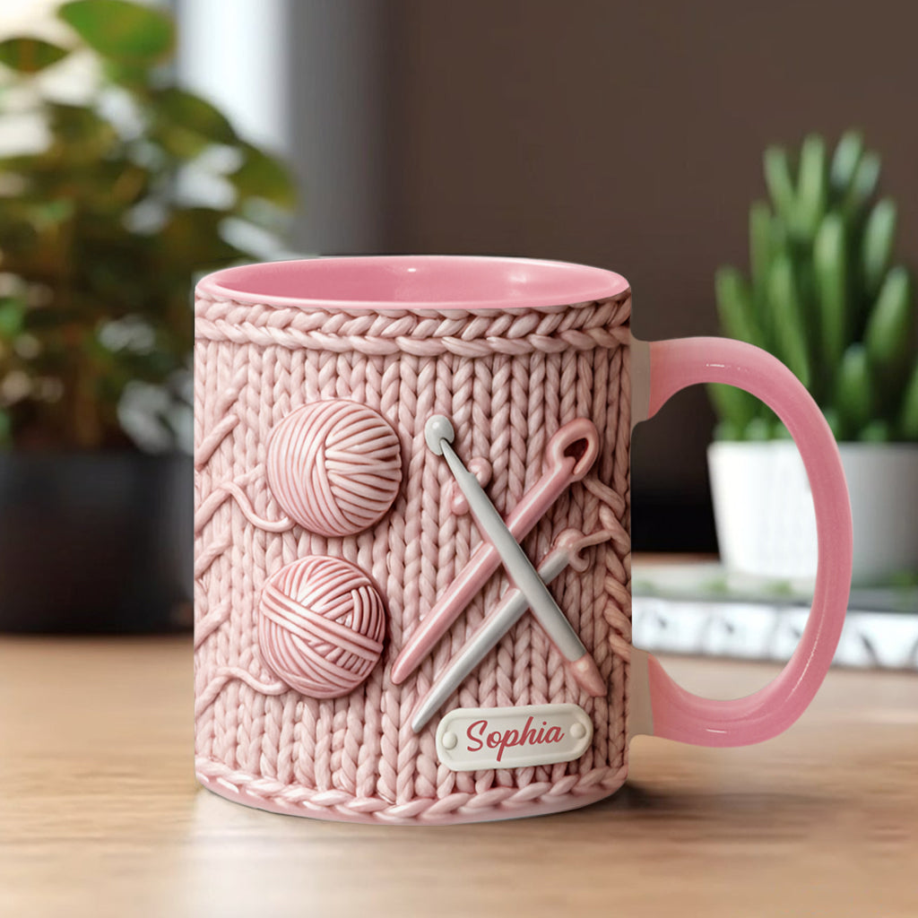 Love Crochetting - Personalized Crocheting Accent Mug