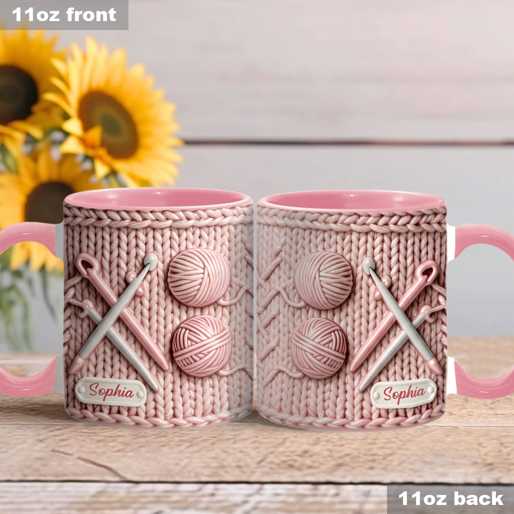 Love Crochetting - Personalized Crocheting Accent Mug